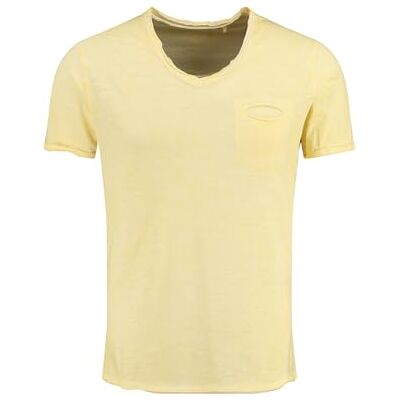 T00619 KEY LARGO Męski t-shirt Mt Soda, Pastel Yellow (1418), 3XL T00619 KEY LARGO Męski t-shirt Mt Soda, Pastel Yellow (1418), 3XL