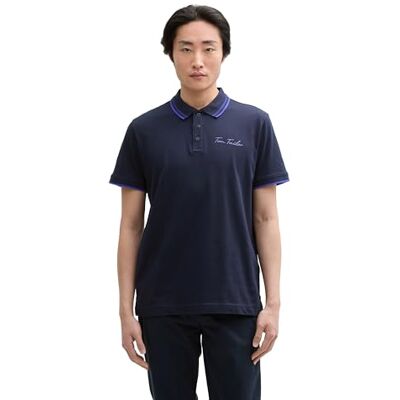 1046739 TOM TAILOR Męska koszulka polo, 10668 Sky Captain Blue, M 1046739 TOM TAILOR Męska koszulka polo, 10668 Sky Captain Blue, M