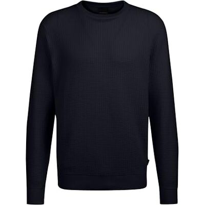 7400-55512A bugatti Męski sweter okrągły dekolt, Marine-390, 3XL 7400-55512A bugatti Męski sweter okrągły dekolt, Marine-390, 3XL