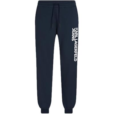 A1M10001 Karl Lagerfeld Jeans, Męskie spodnie dresowe Essential Logo, Slim Fit, Black IRIS, XL, czarny, XL A1M10001 Karl Lagerfeld Jeans, Męskie spodnie dresowe Essential Logo, Slim Fit, Black IRIS, XL, czarny, XL