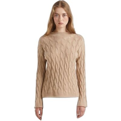 1335D2467 United Colors of Benetton Sweter Lupetto M/L, Beżowy 994, M 1335D2467 United Colors of Benetton Sweter Lupetto M/L, Beżowy 994, M