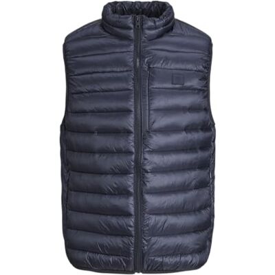 12259414 JACK&JONES Męska pikowana kamizelka JPRCCCAVE Pikowana, granatowa, S, granatowy, S 12259414 JACK&JONES Męska pikowana kamizelka JPRCCCAVE Pikowana, granatowa, S, granatowy, S