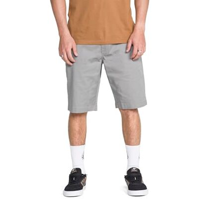 A09117V3_MOONBEAM Volcom Men's Vmonty Stretch Chino Short A09117V3_MOONBEAM Volcom Men's Vmonty Stretch Chino Short
