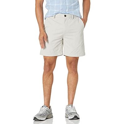 AE1911038-Sil-30 Amazon Essentials Męskie szorty slim fit 18 cm, srebrny, 30 AE1911038-Sil-30 Amazon Essentials Męskie szorty slim fit 18 cm, srebrny, 30