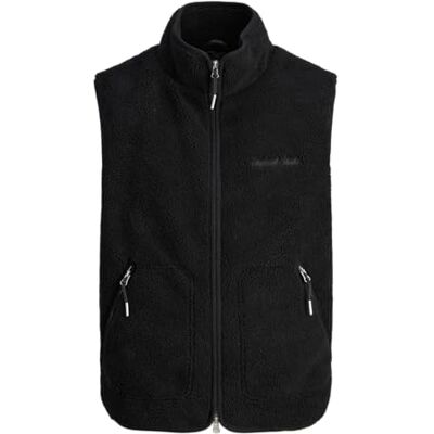 12282894-4824970 JACK & JONES Jornorrebro Teddy ocieplacz dla mężczyzn, czarny, M 12282894-4824970 JACK & JONES Jornorrebro Teddy ocieplacz dla mężczyzn, czarny, M