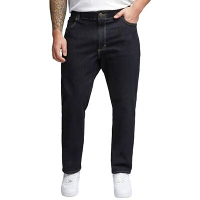 L72BJN36 Lee Mężczyźni Straight Fit Mvp Jeans, Rinse, 44W / 34L L72BJN36 Lee Mężczyźni Straight Fit Mvp Jeans, Rinse, 44W / 34L