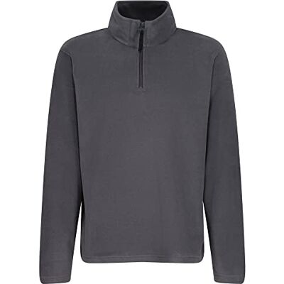 Regatta Męski płaszcz z długim rękawem, z zamkiem błyskawicznym, szary (Seal Grey), XXXX-Large Regatta Męski płaszcz z długim rękawem, z zamkiem błyskawicznym, szary (Seal Grey), XXXX-Large