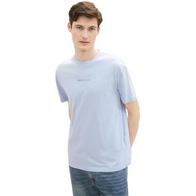 1040880 TOM TAILOR Denim T-shirt męski, 11486 – Brunnera Blue, L 1040880 TOM TAILOR Denim T-shirt męski, 11486 – Brunnera Blue, L