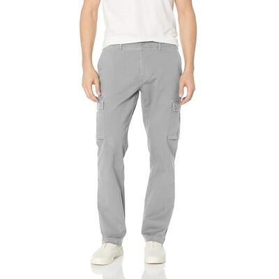 AE1901530-Lig-30W x 30L Amazon Essentials Men's Spodnie typu cargo o wąskim kroju, elastyczne (dostępne w wersji Big & Tall), Jasnoszary, 30W / 30L AE1901530-Lig-30W x 30L Amazon Essentials Men's Spodnie typu cargo o wąskim kroju, elastyczne (dostępne w wersji Big & Tall), Jasnoszary, 30W / 30L