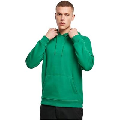 BY011-02532-0054 Build Your Brand Męska bluza z kapturem Heavy Hoody dla mężczyzn, jednokolorowa z kieszenią typu kangur i ściągaczami, rozmiar od XS do 5XL, dostępna w wielu kolorach, zielony (Forest Green), XL BY011-02532-0054 Build Your Brand Męska bluza z kapturem Heavy Hoody dla mężczyzn, jednokolorowa z kieszenią typu kangur i ściągaczami, rozmiar od XS do 5XL, dostępna w wielu kolorach, zielony (Forest Green), XL