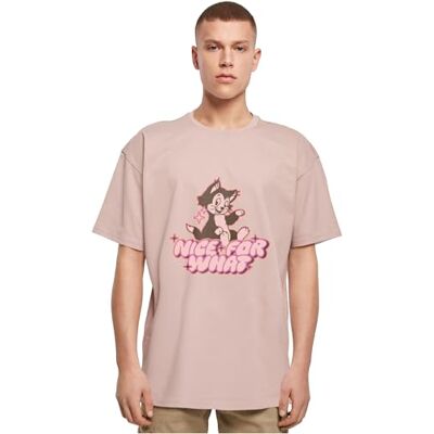 MT3013 Mister Tee Męski T-shirt bez kołnierza, różowy, S, Duskrose, S MT3013 Mister Tee Męski T-shirt bez kołnierza, różowy, S, Duskrose, S