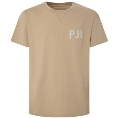 PM509216 Pepe Jeans Koszulka męska Colden, Brązowy (khaki beżowy), XS PM509216 Pepe Jeans Koszulka męska Colden, Brązowy (khaki beżowy), XS