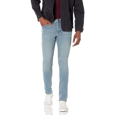 MAE55018FL18-BluLV-42W x 29L Amazon Essentials Męskie dżinsy ze stretchem Skinny-Fit, jasnoniebieskie vintage, 42 szer. x 29 dł MAE55018FL18-BluLV-42W x 29L Amazon Essentials Męskie dżinsy ze stretchem Skinny-Fit, jasnoniebieskie vintage, 42 szer. x 29 dł