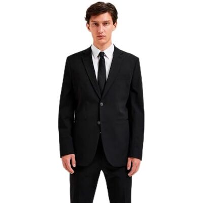 16087824 SELETED HOMME Męska marynarka Slhslim-Liam BLZ Flex B Noos, czarny, 40 16087824 SELETED HOMME Męska marynarka Slhslim-Liam BLZ Flex B Noos, czarny, 40
