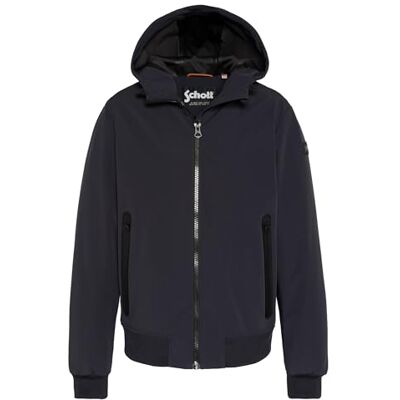 DORIAN-DARK NAVY-M Schott NYC Tech kurtka z kapturem Schott Dorian Dark Navy, Niebieski, M DORIAN-DARK NAVY-M Schott NYC Tech kurtka z kapturem Schott Dorian Dark Navy, Niebieski, M