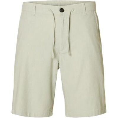 16087638-4902361 SELECTED MEN Slhregular-Brody Linen BLD szorty Noos, Aqua Gray, XL 16087638-4902361 SELECTED MEN Slhregular-Brody Linen BLD szorty Noos, Aqua Gray, XL
