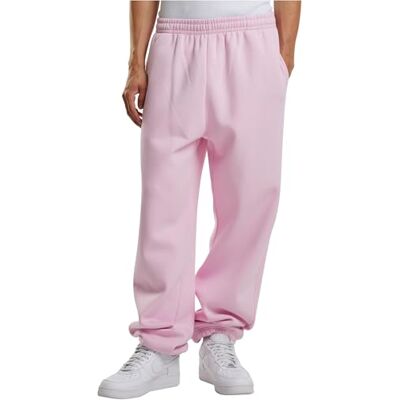 BY286 Build Your Brand Męskie spodnie sportowe Fluffy Sweatpants, luźne spodnie do biegania o luźnym kroju, rozmiary S-5XL, miękki róż, 4XL BY286 Build Your Brand Męskie spodnie sportowe Fluffy Sweatpants, luźne spodnie do biegania o luźnym kroju, rozmiary S-5XL, miękki róż, 4XL
