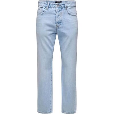 22031145 ONLY & SONS Onsedge Straight Box TAI DNM CBO NOOS, jasnoniebieski (light blue denim), 30W / 30L 22031145 ONLY & SONS Onsedge Straight Box TAI DNM CBO NOOS, jasnoniebieski (light blue denim), 30W / 30L