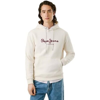 PM5800009 Pepe Jeans Męska bluza MACBETH PLAIN HOODIE, beżowa (Ivory White), XL, Beżowy (kość słoniowa), XL PM5800009 Pepe Jeans Męska bluza MACBETH PLAIN HOODIE, beżowa (Ivory White), XL, Beżowy (kość słoniowa), XL