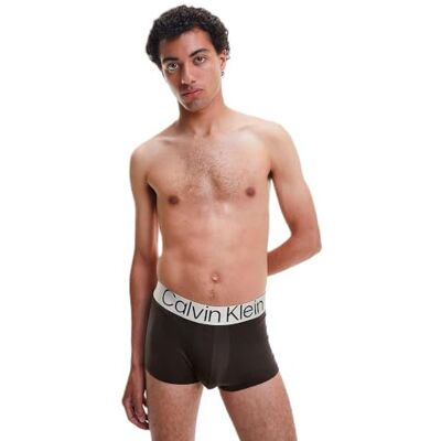 000NB3074A Calvin Klein Dżinsy męskie, 3 sztuki, bokserki ze streczu, Wielokolorowy (niebieski cień, szare niebo, czarny), S 000NB3074A Calvin Klein Dżinsy męskie, 3 sztuki, bokserki ze streczu, Wielokolorowy (niebieski cień, szare niebo, czarny), S