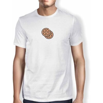 FDMTSI-100457-W-M Green Fish, Basic męski T-shirt, 100% bawełna, Regular Fit, Digital Icon Printed, rozmiar: M, kolor: biały, biały, M FDMTSI-100457-W-M Green Fish, Basic męski T-shirt, 100% bawełna, Regular Fit, Digital Icon Printed, rozmiar: M, kolor: biały, biały, M
