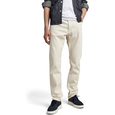 D19161-D300-159 G-STAR RAW Męskie Spodnie Dżinsy Triple A Straight (Ecru D300-159), 29 W / 32 L, beżowy (Ecru D300-159), 29W / 32L D19161-D300-159 G-STAR RAW Męskie Spodnie Dżinsy Triple A Straight (Ecru D300-159), 29 W / 32 L, beżowy (Ecru D300-159), 29W / 32L