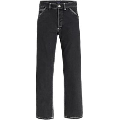 12261924 Jack & Jones Jjieddie Jjworker SBD 240, czarny denim, 36W / 32L 12261924 Jack & Jones Jjieddie Jjworker SBD 240, czarny denim, 36W / 32L