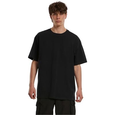 BY102S Build Your Brand Męski T-shirt Organic Heavy Oversize Tee Black M, czarny, M BY102S Build Your Brand Męski T-shirt Organic Heavy Oversize Tee Black M, czarny, M