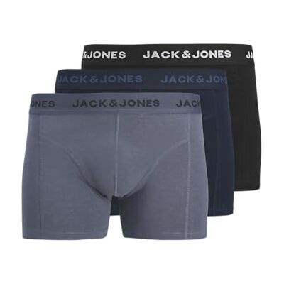 12288829-4901732 JACK & JONES Jacjeremiah Solid Trunks 3 sztuki, marynarka morska, M (opakowanie 3) męskie, Marine Blazer, M 12288829-4901732 JACK & JONES Jacjeremiah Solid Trunks 3 sztuki, marynarka morska, M (opakowanie 3) męskie, Marine Blazer, M