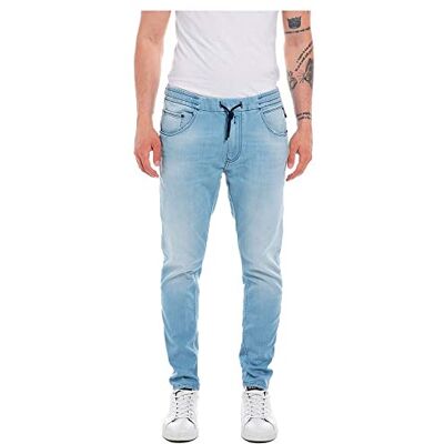 RGHERHE Replay Męskie dżinsy Milano, 010 Light Blue, 27W / 30L RGHERHE Replay Męskie dżinsy Milano, 010 Light Blue, 27W / 30L