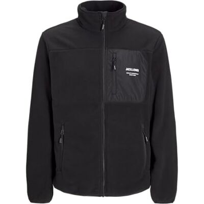 12269417-4650780 JACK & JONES Męska kurtka polarowa JJTheo kurtka polarowa, czarny, XS 12269417-4650780 JACK & JONES Męska kurtka polarowa JJTheo kurtka polarowa, czarny, XS