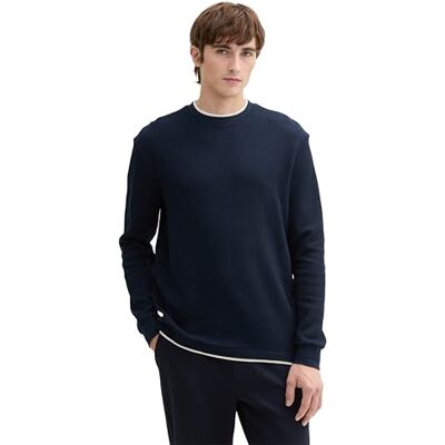 1043914 TOM TAILOR Denim T-shirt męski, 10668 Sky Captain Blue, M 1043914 TOM TAILOR Denim T-shirt męski, 10668 Sky Captain Blue, M