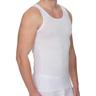 2204-2162 Bruno Banani Sportshirt Infinity Dzianina Męska, Biały (001), M 2204-2162 Bruno Banani Sportshirt Infinity Dzianina Męska, Biały (001), M