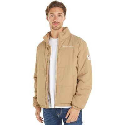 DM0DM18901AB93XL Tommy Jeans Kurtka przejściowa męska, Beżowy (łagodne złoto), 3XL duże rozmiary DM0DM18901AB93XL Tommy Jeans Kurtka przejściowa męska, Beżowy (łagodne złoto), 3XL duże rozmiary
