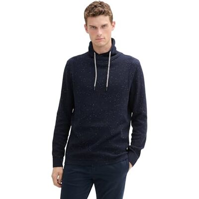 1044486 TOM TAILOR Sweter męski, 36966 Navy Melange Neps, 3XL 1044486 TOM TAILOR Sweter męski, 36966 Navy Melange Neps, 3XL