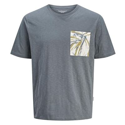 12272995-4701888 Jack & Jones Jorsplit Aop Pocket Tee SS Crew Neck, stormy pogoda, XS 12272995-4701888 Jack & Jones Jorsplit Aop Pocket Tee SS Crew Neck, stormy pogoda, XS
