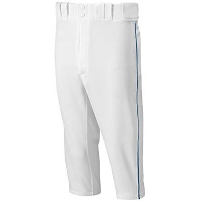 350409.0051.03.XS Mizuno Spodnie Premier, krótkie paspelowane, białe/granatowe, XS 350409.0051.03.XS Mizuno Spodnie Premier, krótkie paspelowane, białe/granatowe, XS