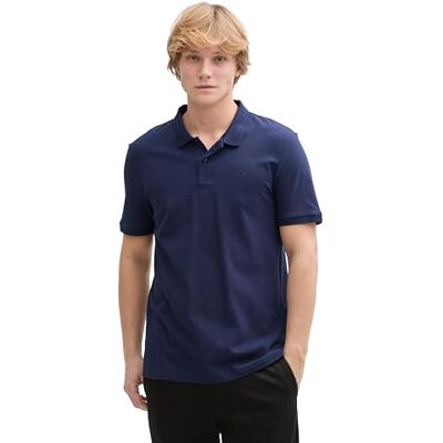 1045587 TOM TAILOR Denim Męska koszulka polo , 34590 Dark Blueberry, S 1045587 TOM TAILOR Denim Męska koszulka polo , 34590 Dark Blueberry, S