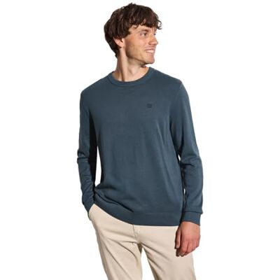 D303256 Street One Men Basic bawełniany sweter Dusk Blue L D303256 Street One Men Basic bawełniany sweter Dusk Blue L