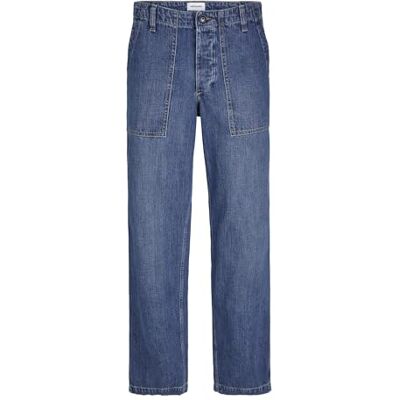 12270049 Jack & Jones Jjibill JJFATIGUE AM 018 STYD LN, Blue Denim, 32W / 32L 12270049 Jack & Jones Jjibill JJFATIGUE AM 018 STYD LN, Blue Denim, 32W / 32L