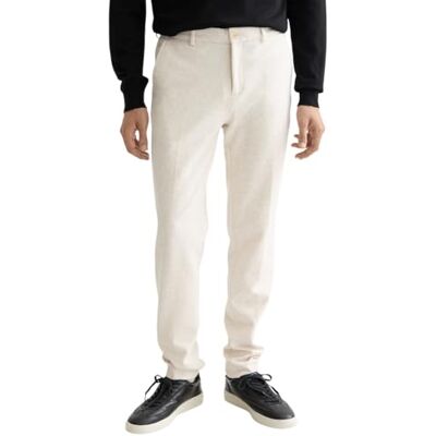181557 Scotch & Soda Męska dzianina Mott Chino-Slim Fit, Off White Melange 101, 32W / 32L 181557 Scotch & Soda Męska dzianina Mott Chino-Slim Fit, Off White Melange 101, 32W / 32L