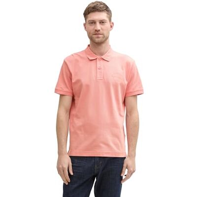 1046884 TOM TAILOR Męska koszulka polo Basic, 12642 Hazy Coral Rose, XXL 1046884 TOM TAILOR Męska koszulka polo Basic, 12642 Hazy Coral Rose, XXL