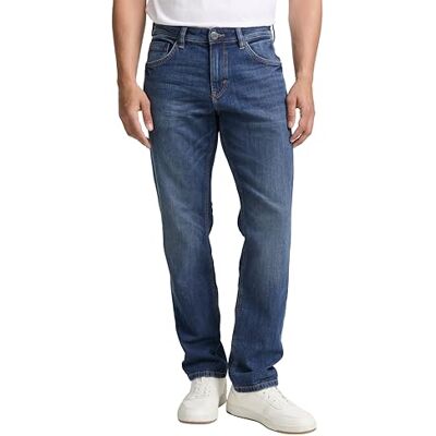 1007858 Tom Tailor Mężczyźni 202212 Marvin Straight Jeansy, 10119 Used Mid Stone Blue Denim, 30W / 34L 1007858 Tom Tailor Mężczyźni 202212 Marvin Straight Jeansy, 10119 Used Mid Stone Blue Denim, 30W / 34L