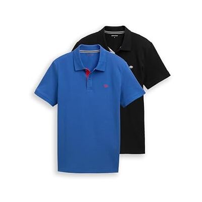 1044879 TOM TAILOR Męska koszulka polo, 11132 Advanced Blue, 3XL 1044879 TOM TAILOR Męska koszulka polo, 11132 Advanced Blue, 3XL