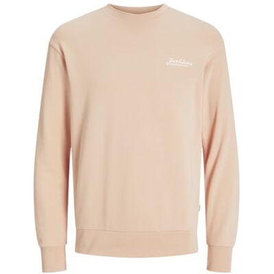 12268435-4667756 Jack & Jones Jjbeau Sweat Crew Neck, Peach Parfait, M 12268435-4667756 Jack & Jones Jjbeau Sweat Crew Neck, Peach Parfait, M