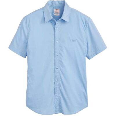 86623-0005 Levi's Męska koszula z krótkim rękawem Battery Housemark Slim, Della Robbia Blue, XS 86623-0005 Levi's Męska koszula z krótkim rękawem Battery Housemark Slim, Della Robbia Blue, XS