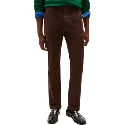 MW0MW40262 Tommy Hilfiger Męskie CORE Denton Essential Twill Chino, brązowy, 28W / 34L, Brązowy (ciemnobrązowy), 28W / 34L MW0MW40262 Tommy Hilfiger Męskie CORE Denton Essential Twill Chino, brązowy, 28W / 34L, Brązowy (ciemnobrązowy), 28W / 34L