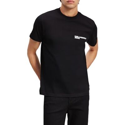 A1M17003 Karl Lagerfeld Jeans, Męskie, Slim Short Sleeve Essential Logo Tee, Slim Fit, Czarny, XS A1M17003 Karl Lagerfeld Jeans, Męskie, Slim Short Sleeve Essential Logo Tee, Slim Fit, Czarny, XS