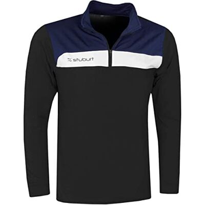 SBTOP1122_BLACK_M Stuburt Męski sweter golfowy Evolve Extreme Half Zip Mid Layer SBTOP1122_BLACK_M Stuburt Męski sweter golfowy Evolve Extreme Half Zip Mid Layer