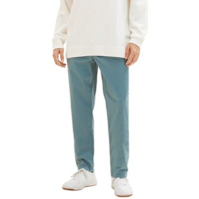1035047 TOM TAILOR Męskie Luźne spodnie chinosy , 30105 Deep Bluish Green, 42 1035047 TOM TAILOR Męskie Luźne spodnie chinosy , 30105 Deep Bluish Green, 42